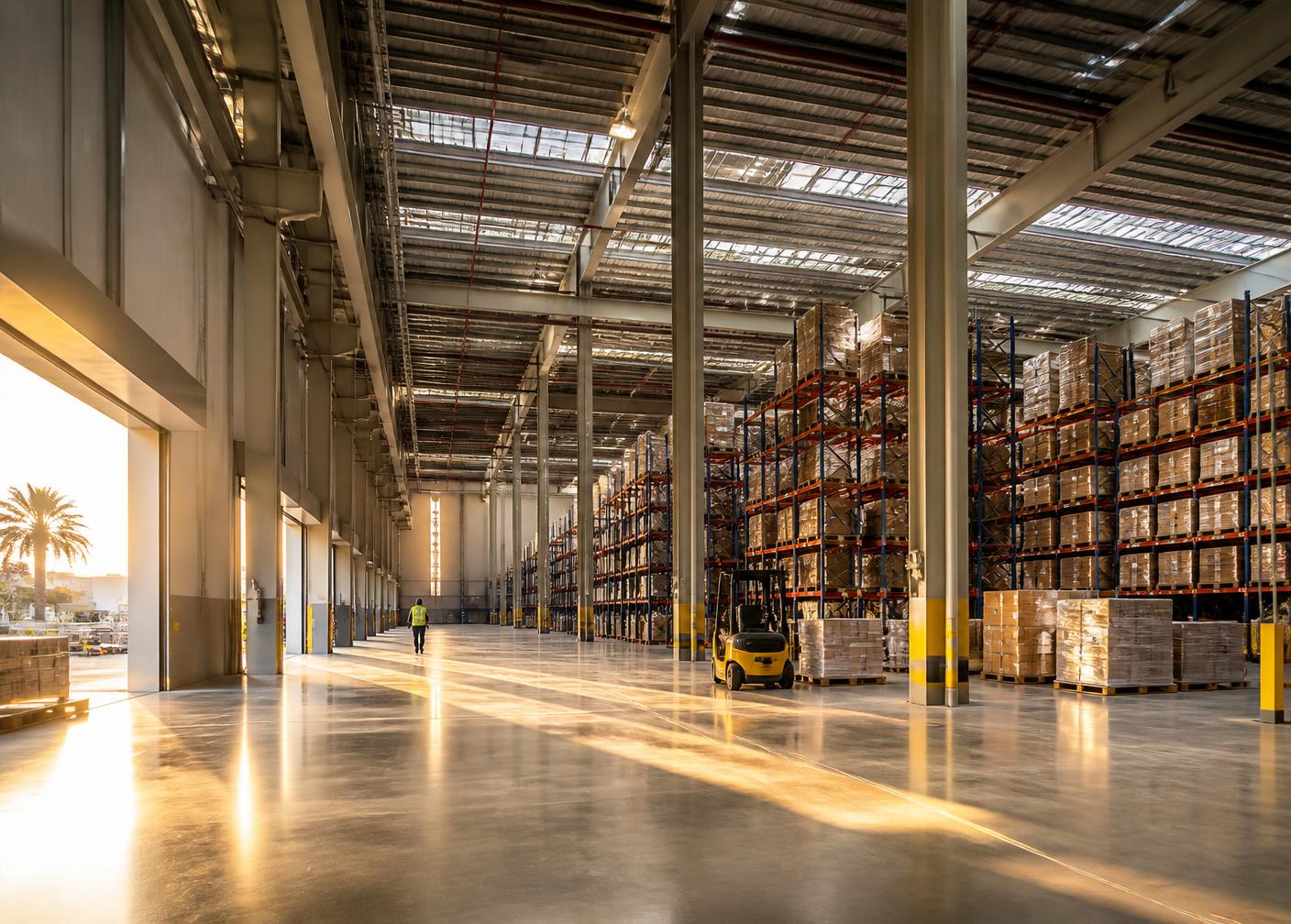 Modern logistics warehouse
